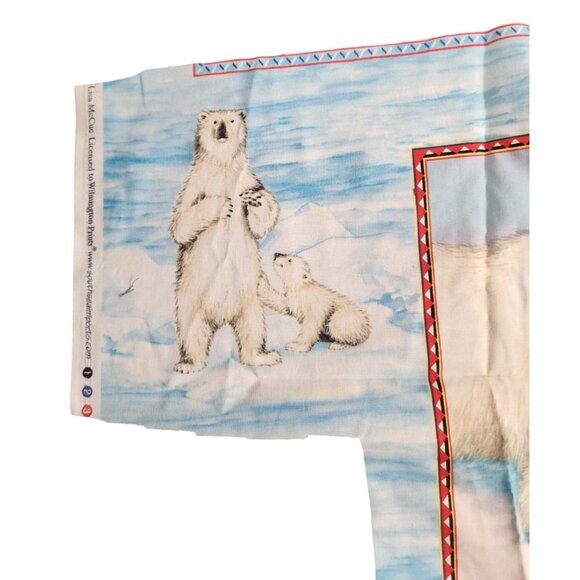 Polar Bear-Themed Cotton Fabric Quilt Squares Panel Bundle - Picture 5 of 16